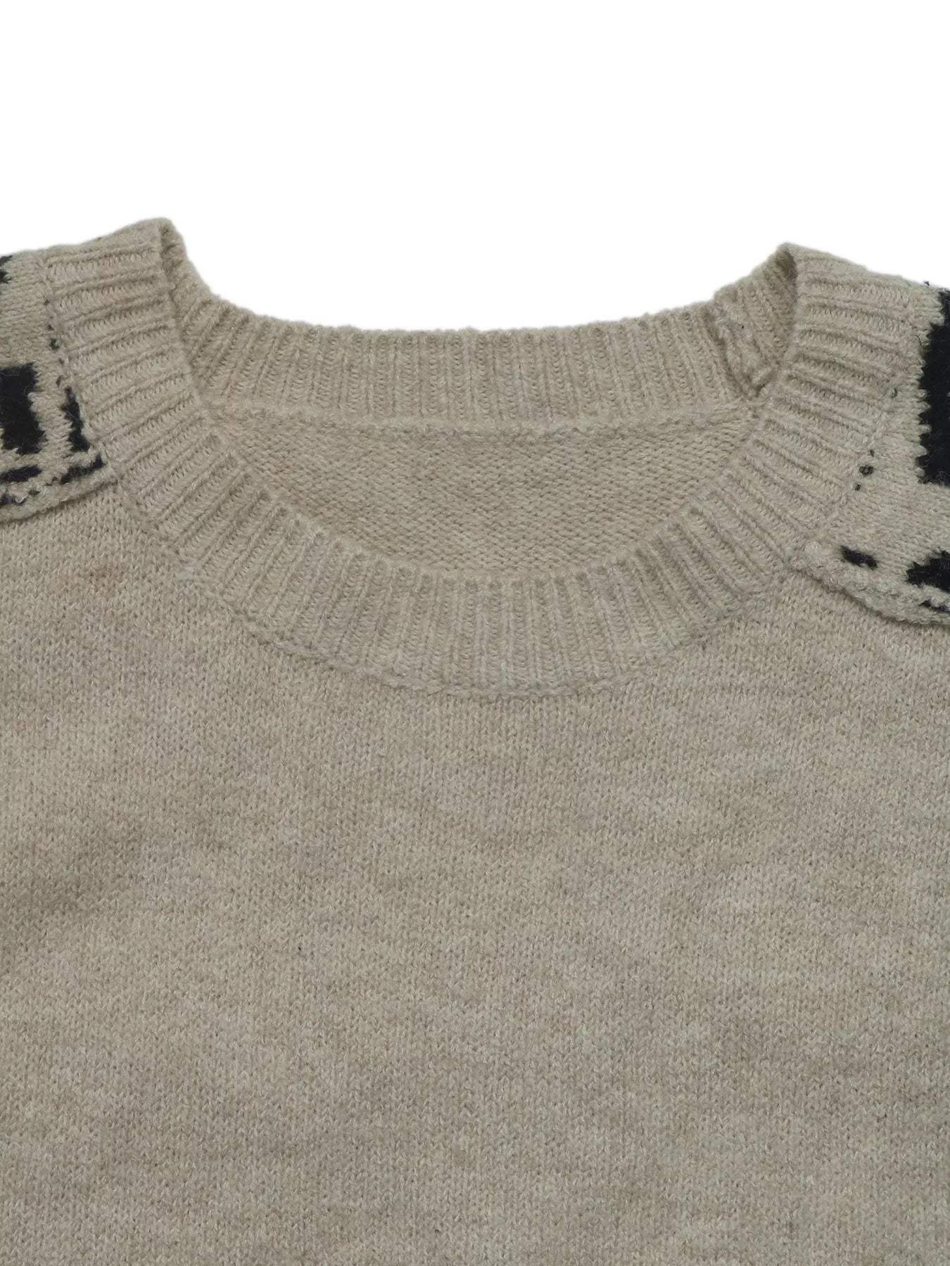 Leopard Round Neck Sweater - Trendsi - Flyclothing LLC