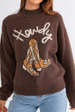Boot Mock Neck Long Sleeve Sweater - Trendsi - Flyclothing LLC