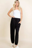Super Lady Full Size Drawstring Elastic Waist Joggers with Pockets - Trendsi - Flyclothing LLC