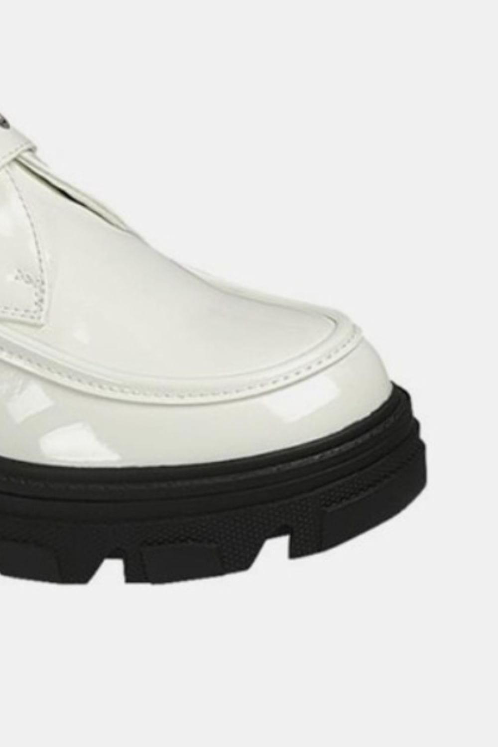 Forever Link Buckled Platform Lug Sole Loafers - Trendsi
