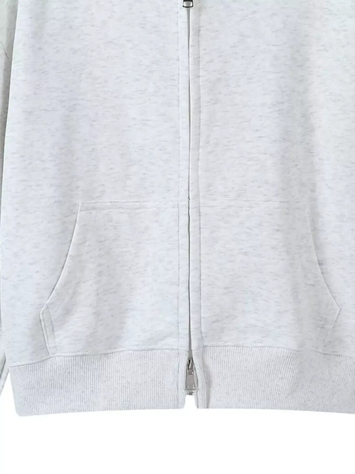 Full Size Casual Zip-Up Long Sleeve Hoodie Plus Size - Trendsi - Flyclothing LLC