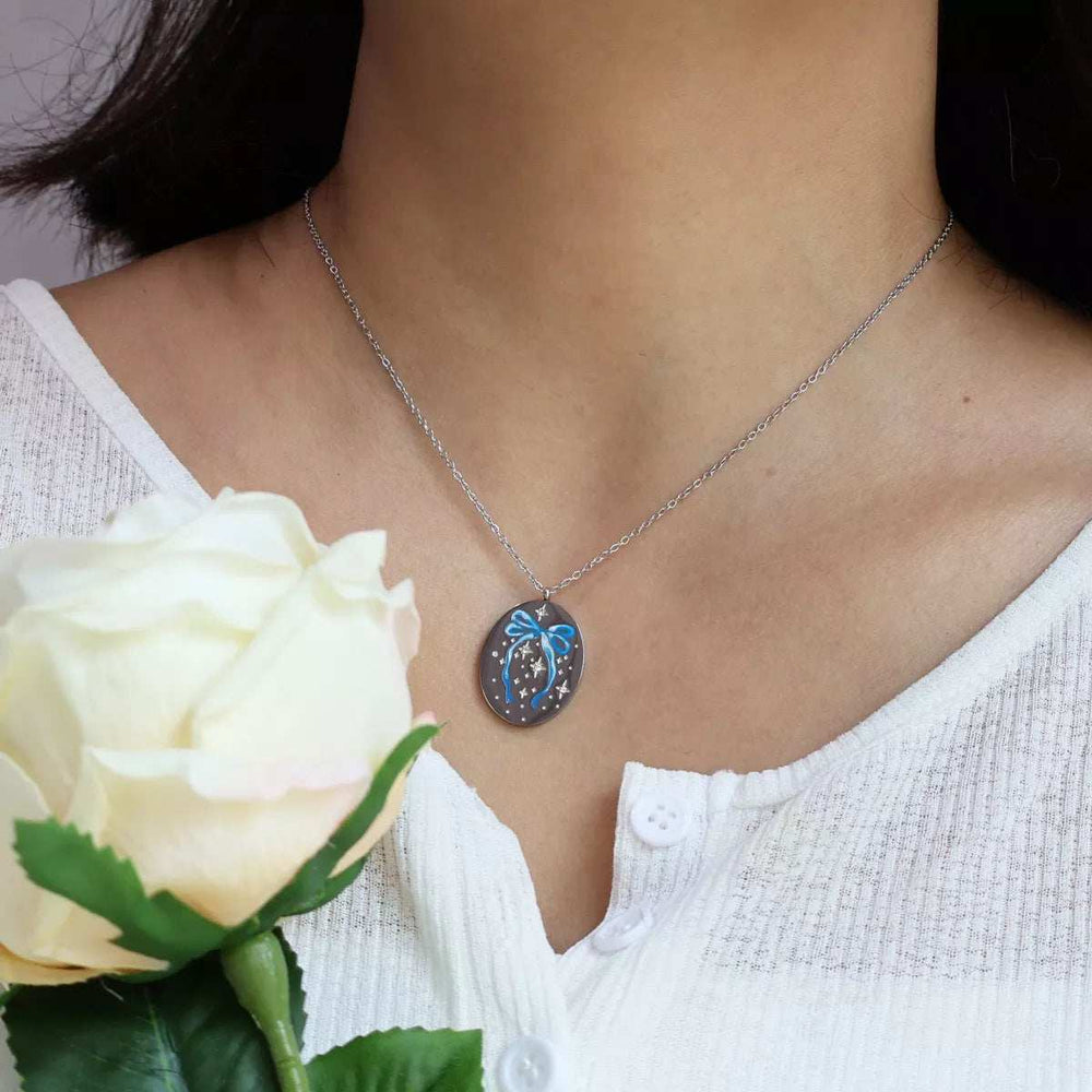 Stainless Steel Pendant Necklace - Trendsi - Flyclothing LLC