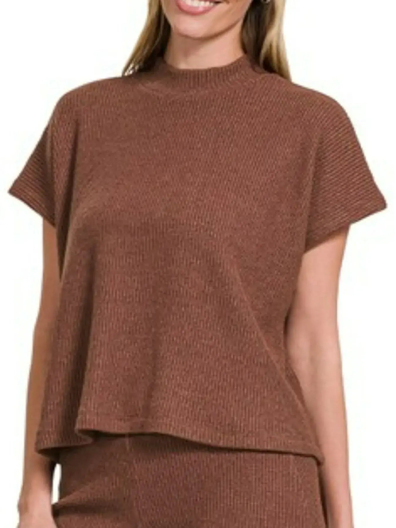 Zenana Sweater Boxy Top & Long Pants Set - Trendsi - Flyclothing LLC