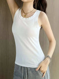 Scoop Neck Tank Top - Trendsi - Flyclothing LLC