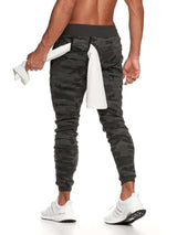 Men's Drawstring Camouflage Active Pants - Trendsi - Flyclothing LLC