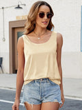 Scoop Neck Sleeveless Top - Trendsi