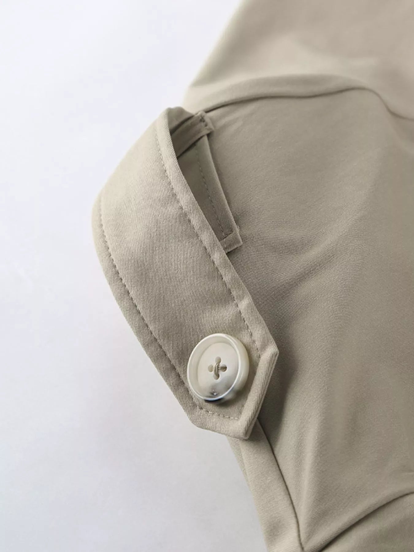 Chic Double-Breasted Belted Trench Coat - Trendsi - Flyclothing LLC