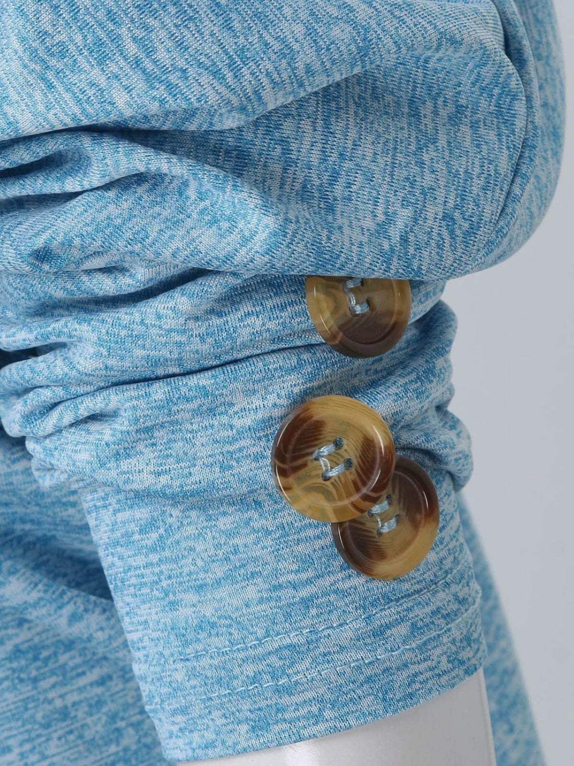One Shoulder Long Sleeve T-Shirt - Trendsi - Flyclothing LLC