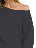 Zenana Fleece Boat Neck Sweatshirt and Shorts Set - Trendsi - Flyclothing LLC