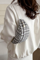 Plaid Wide Strap Crossbody Bag - Trendsi - Flyclothing LLC