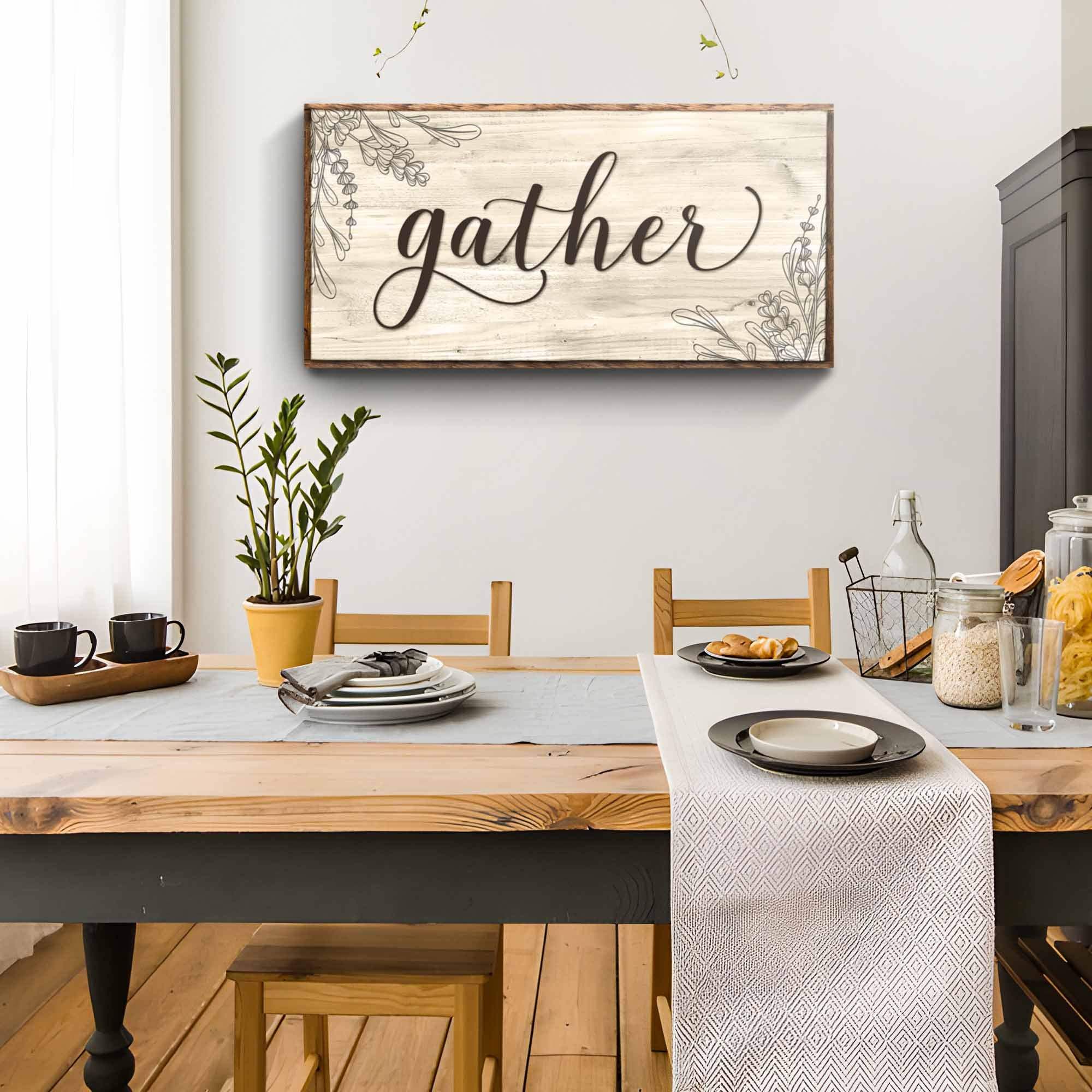 Gather Sign VIII - Tailored Canvases - Flyclothing LLC