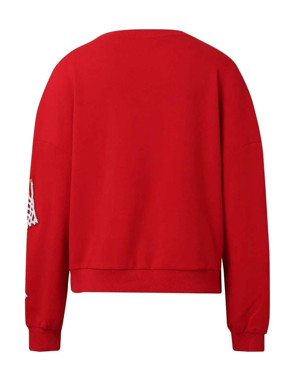 Basketball Round Neck Long Sleeve Sweatshirt - Trendsi - Flyclothing LLC