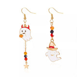 Halloween Ghost Pumpkin Drop Earrings - Trendsi - Flyclothing LLC