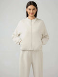 Zip Up Dropped Shouder Active Hooded - Trendsi - Flyclothing LLC