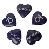 Zodiac Soapstone Hearts, Pack of 5: CAPRICORN - SMOLArt - Flyclothing LLC