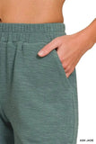 Zenana Cotton Slub Short Pants - Trendsi