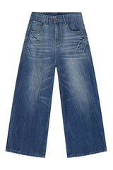 Wide Leg Men's Jeans with Pockets - Trendsi - Flyclothing LLC