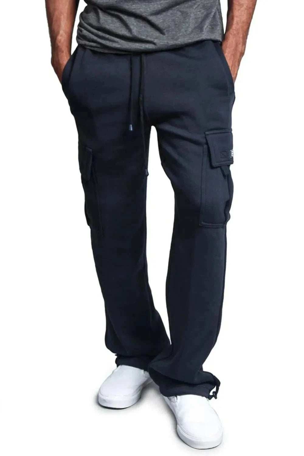 Men's Full Size Drawstring Pants Plus Size - Trendsi - Flyclothing LLC