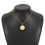 Alloy Pearl Pendant Necklace - Trendsi - Flyclothing LLC