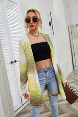 Angel Wings Full Size Pocketed Open Front Gradient Cardigan - Trendsi - Flyclothing LLC