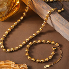 18K Gold-Plated Copper Necklace - Trendsi