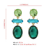 Alloy Geometric Dangle Earrings - Trendsi - Flyclothing LLC
