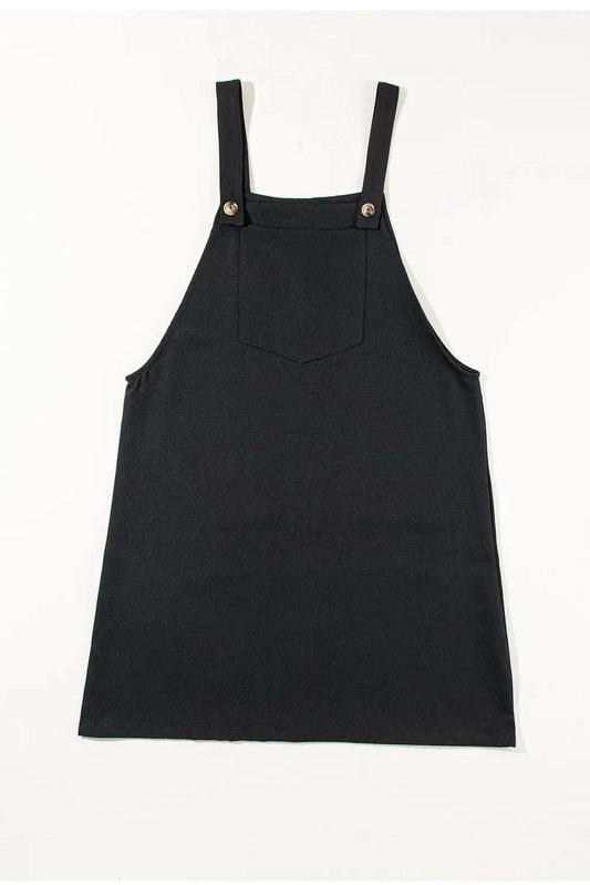 Plus Size Square Neck Wide Strap Dress - Trendsi - Flyclothing LLC