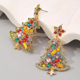 Christmas Tree Dangle Earrings - Trendsi - Flyclothing LLC