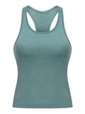 Round Neck Racerback Active Tank - Trendsi - Flyclothing LLC