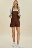 Double Take Full Size Texture Sleeveless Romper - Trendsi - Flyclothing LLC