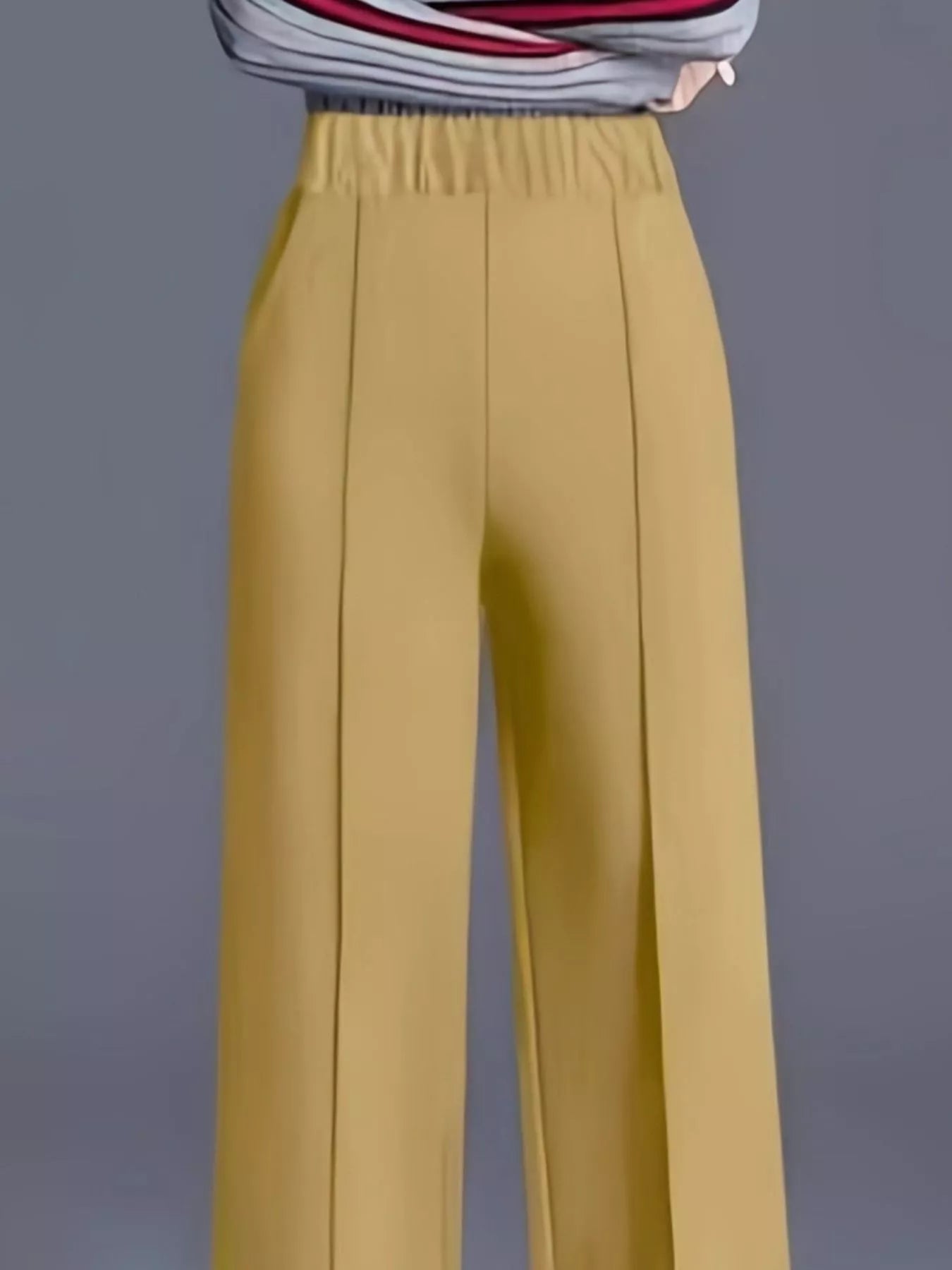 High Waist Wide Leg Pants - Trendsi - Flyclothing LLC