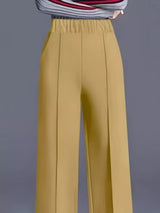 High Waist Wide Leg Pants - Trendsi - Flyclothing LLC