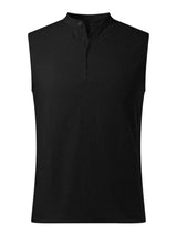 Men's Full Size Button Detail Tank Plus Size - Trendsi - Flyclothing LLC