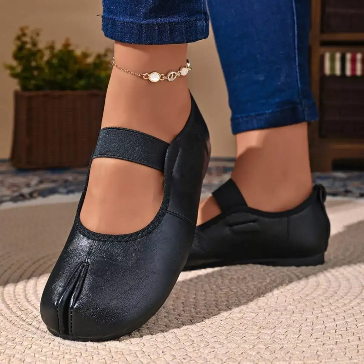 Split-Toe Slip-Ons - Trendsi - Flyclothing LLC