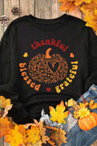 Pumpkin Graphic Long Sleeve Sweatshirt - Trendsi - Flyclothing LLC