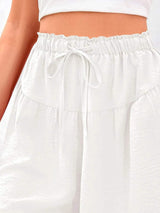 Full Size Casual Drawstring High Waist Relaxed Shorts Plus Size - Trendsi - Flyclothing LLC