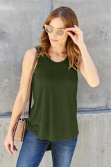 Basic Bae Full Size Round Neck Tank - Trendsi - Flyclothing LLC