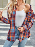 Plaid Button Up Long Sleeve Shirt - Trendsi - Flyclothing LLC