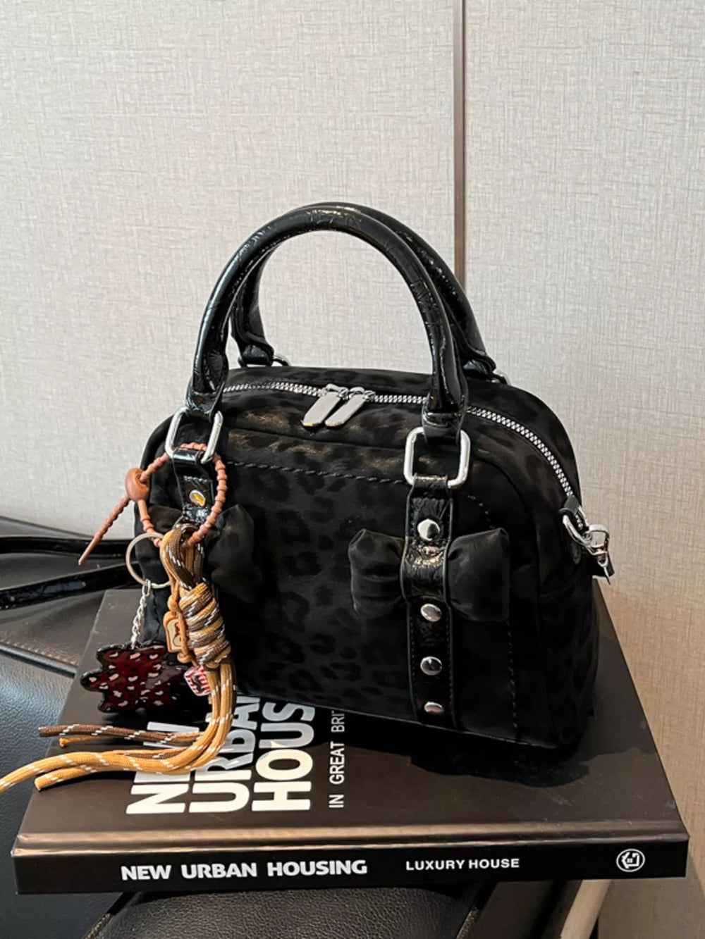 Bow Decor Crossbody Bag - Trendsi - Flyclothing LLC