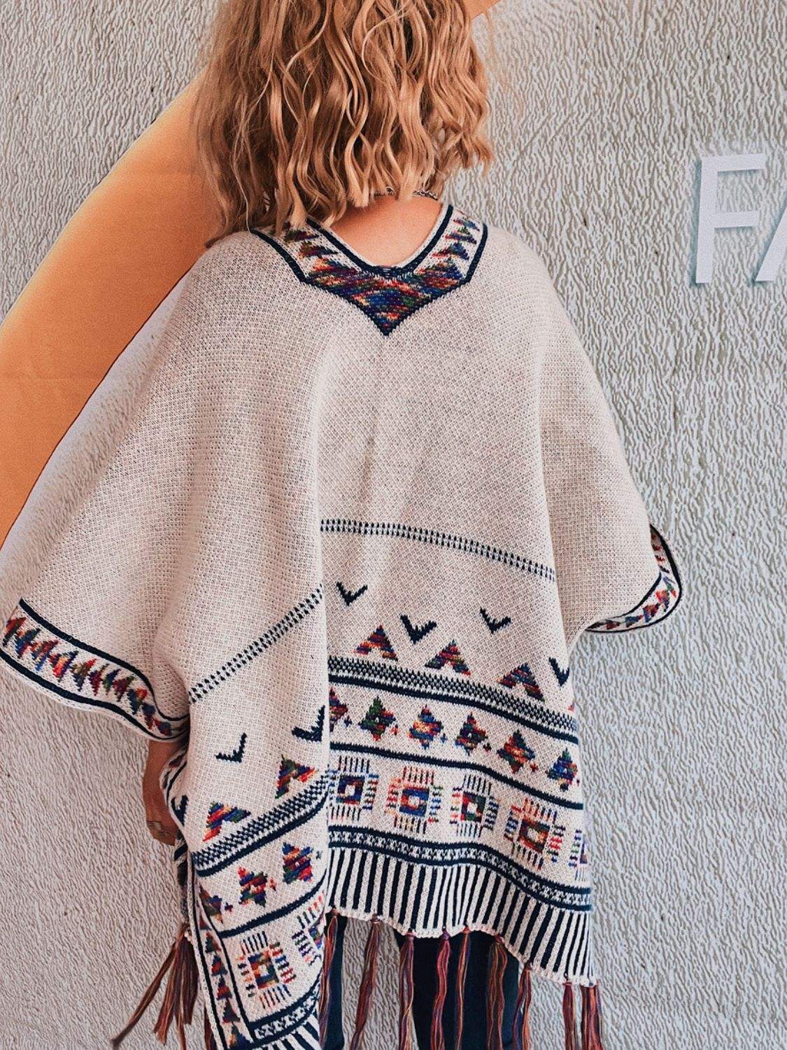 Fringe Open Front Cardigan - Trendsi - Flyclothing LLC