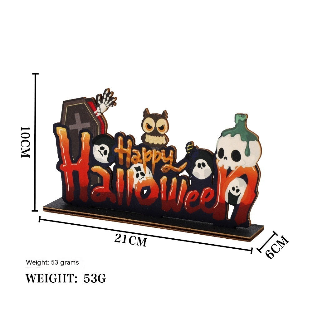 Halloween Wooden Decoration Decorations Festival - My Store - Flyclothing LLC