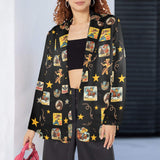 Baha Ranch Vintage Cowgirl Collage Western Blazer