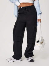 Drawstring Wide Leg Pants - Trendsi - Flyclothing LLC