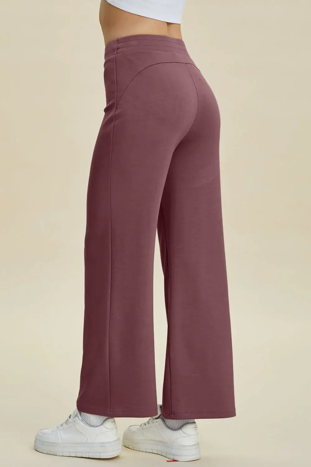 Basic Bae Full Size Air Scuba Drawstring Wide Leg Pants - ShopBasicbae - Flyclothing LLC