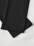 Round Neck Long Sleeve Bodysuit - Trendsi