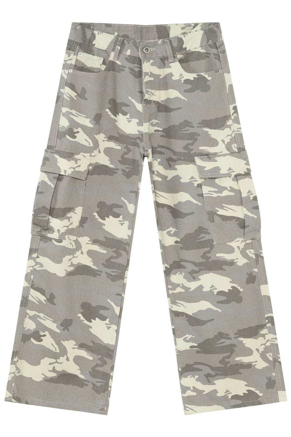 Men's Camouflage Jeans with Pockets - Trendsi - Flyclothing LLC