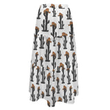 Baha Ranch Western Cactus Tiered Prairie Maxi Skirt - Baha Ranch Western Wear - Flyclothing LLC