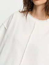 Round Neck Half Sleeve T-Shirt - Trendsi - Flyclothing LLC