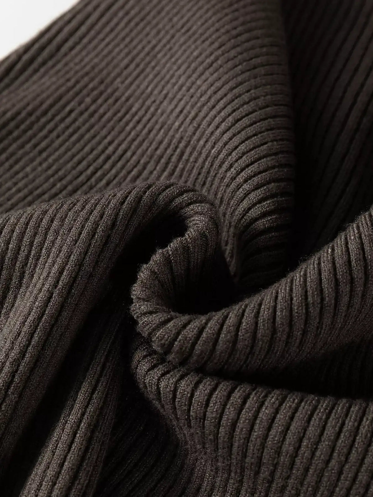 Ribbed Knit High Neck Sleeveless Waist Slim Fit Sweater Vest - Trendsi - Flyclothing LLC