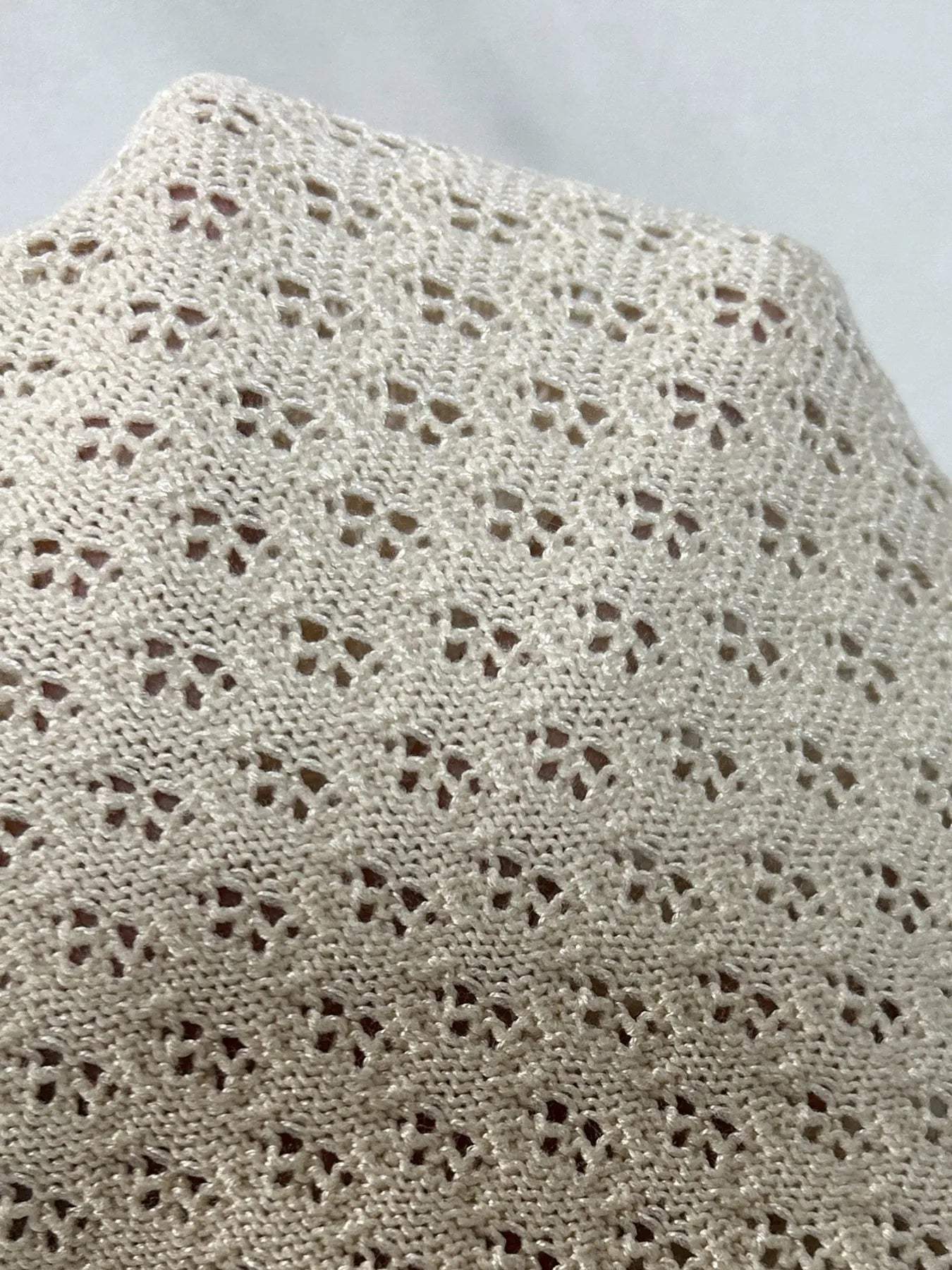 Openwork Button Up Top and Skirt Sweater Set - Trendsi - Flyclothing LLC